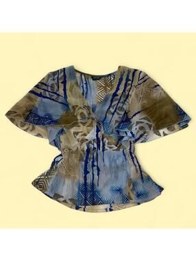 Freestyle Women's Multi and Blue Blous